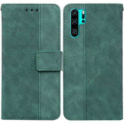 Geometric Embossed Leather Phone Case, For Huawei P30 Pro, For Huawei P40 Pro, For Huawei Y6 2019, For Huawei nova 8i/Honor 50 Lite Overseas Version