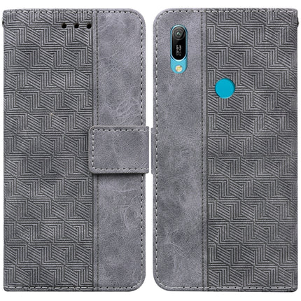 Geometric Embossed Leather Phone Case, For Huawei P30 Pro, For Huawei P40 Pro, For Huawei Y6 2019, For Huawei nova 8i/Honor 50 Lite Overseas Version