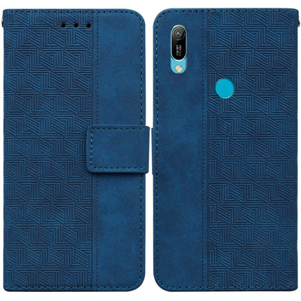 Geometric Embossed Leather Phone Case, For Huawei P30 Pro, For Huawei P40 Pro, For Huawei Y6 2019, For Huawei nova 8i/Honor 50 Lite Overseas Version