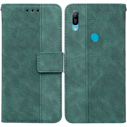 Geometric Embossed Leather Phone Case, For Huawei P30 Pro, For Huawei P40 Pro, For Huawei Y6 2019, For Huawei nova 8i/Honor 50 Lite Overseas Version
