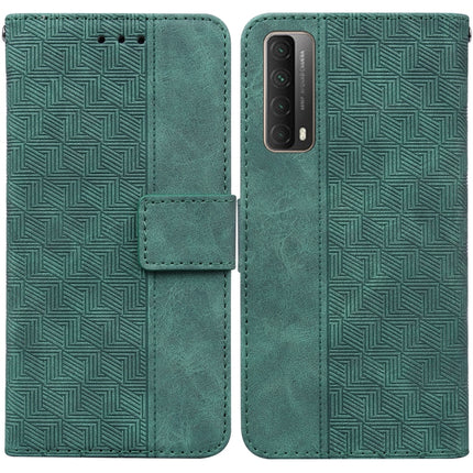 Geometric Embossed Leather Phone Case, For Huawei P smart 2021 / Y7a, For Huawei P50, For Huawei P50 Pro, For Honor 20 / Huawei nova 5T