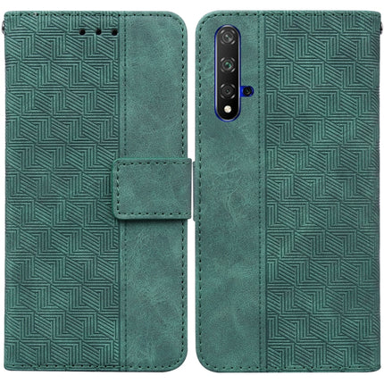 Geometric Embossed Leather Phone Case, For Huawei P smart 2021 / Y7a, For Huawei P50, For Huawei P50 Pro, For Honor 20 / Huawei nova 5T