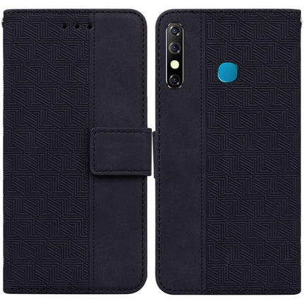 Geometric Embossed Leather Phone Case, For Infinix Hot 8 X650 CC7, For Infinix Hot 9 X655C / Note 7 Lite, For Infinix Hot 10 Play / Smart 5 India, For Infinix Hot 10s / Hot 10T