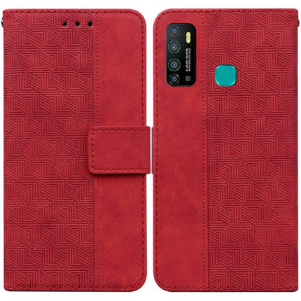 Geometric Embossed Leather Phone Case, For Infinix Hot 8 X650 CC7, For Infinix Hot 9 X655C / Note 7 Lite, For Infinix Hot 10 Play / Smart 5 India, For Infinix Hot 10s / Hot 10T