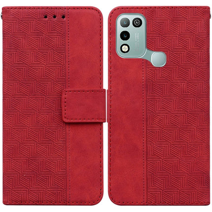 Geometric Embossed Leather Phone Case, For Infinix Hot 8 X650 CC7, For Infinix Hot 9 X655C / Note 7 Lite, For Infinix Hot 10 Play / Smart 5 India, For Infinix Hot 10s / Hot 10T