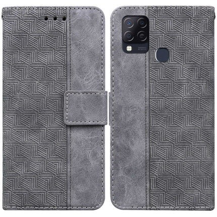 Geometric Embossed Leather Phone Case, For Infinix Hot 8 X650 CC7, For Infinix Hot 9 X655C / Note 7 Lite, For Infinix Hot 10 Play / Smart 5 India, For Infinix Hot 10s / Hot 10T
