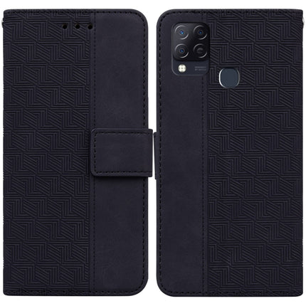 Geometric Embossed Leather Phone Case, For Infinix Hot 8 X650 CC7, For Infinix Hot 9 X655C / Note 7 Lite, For Infinix Hot 10 Play / Smart 5 India, For Infinix Hot 10s / Hot 10T