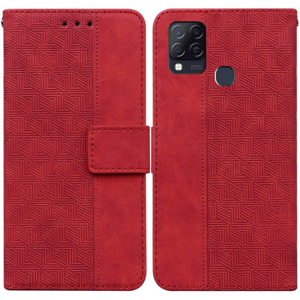 Geometric Embossed Leather Phone Case, For Infinix Hot 8 X650 CC7, For Infinix Hot 9 X655C / Note 7 Lite, For Infinix Hot 10 Play / Smart 5 India, For Infinix Hot 10s / Hot 10T