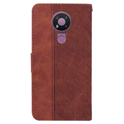 Geometric Embossed Leather Phone Case, For Nokia 3.4, For Nokia 6.2 / 7.2, For Nokia G10 / G20, For Nokia G11 / G21