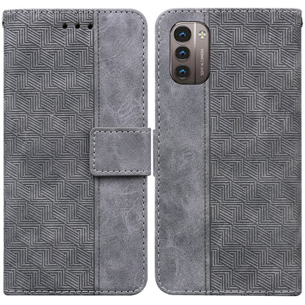 Geometric Embossed Leather Phone Case, For Nokia 3.4, For Nokia 6.2 / 7.2, For Nokia G10 / G20, For Nokia G11 / G21