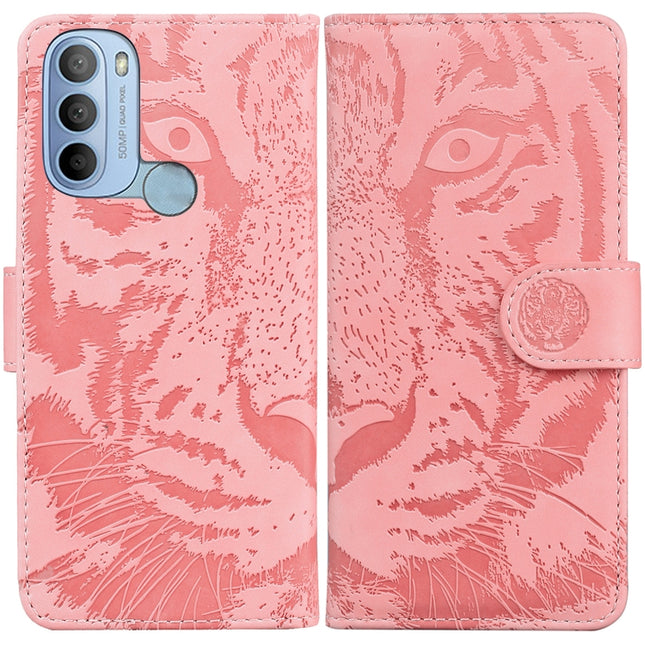 Tiger Embossing Pattern Horizontal Flip Leather Phone Case, For Google Pixel 7 Pro 5G, For Google Pixel 7 5G, For Motorola Moto G31 4G(Brazil ), For OPPO A16K