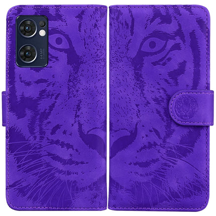 Tiger Embossing Pattern Horizontal Flip Leather Phone Case, For OPPO Realme 9 Pro, For OPPO Realme 9 Pro+, For OPPO Realme 9i / A76 / A36, For OPPO Reno7 5G Taiwan Version/Find X5 Lite