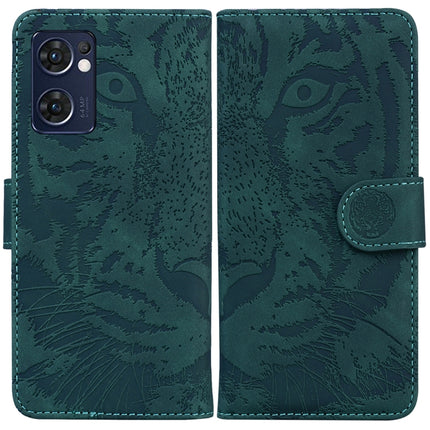 Tiger Embossing Pattern Horizontal Flip Leather Phone Case, For OPPO Realme 9 Pro, For OPPO Realme 9 Pro+, For OPPO Realme 9i / A76 / A36, For OPPO Reno7 5G Taiwan Version/Find X5 Lite