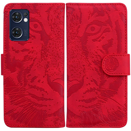 Tiger Embossing Pattern Horizontal Flip Leather Phone Case, For OPPO Realme 9 Pro, For OPPO Realme 9 Pro+, For OPPO Realme 9i / A76 / A36, For OPPO Reno7 5G Taiwan Version/Find X5 Lite