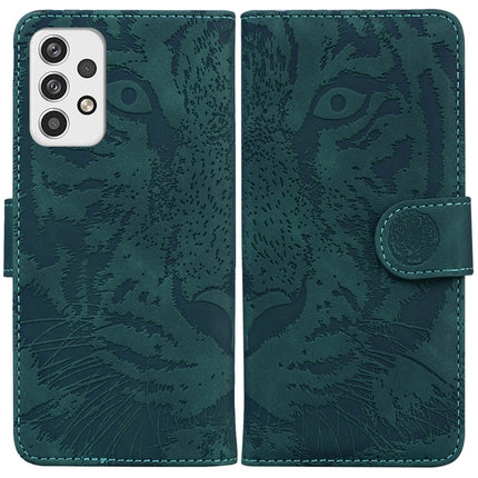 Tiger Embossing Pattern Horizontal Flip Leather Phone Case, For Samsung Galaxy A23, For ZTE Blade A52, For ZTE Blade A72 / V40 Vita