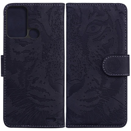 Tiger Embossing Pattern Horizontal Flip Leather Phone Case, For Samsung Galaxy A23, For ZTE Blade A52, For ZTE Blade A72 / V40 Vita
