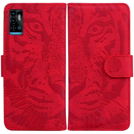 Tiger Embossing Pattern Horizontal Flip Leather Phone Case, For Samsung Galaxy A23, For ZTE Blade A52, For ZTE Blade A72 / V40 Vita