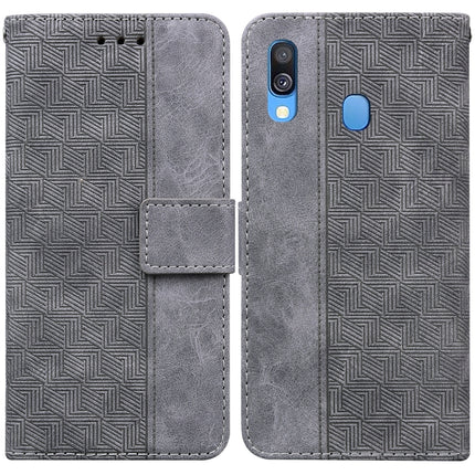 Geometric Embossed Leather Phone Case, For Samsung Galaxy A33 5G, For Samsung Galaxy A40, For Samsung Galaxy A50 / A30s / A50s, For Samsung Galaxy A53 5G