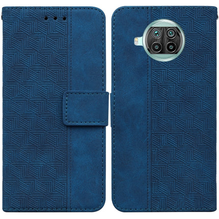 Geometric Embossed Leather Phone Case, For Xiaomi 12 / 12X, For Xiaomi 12 Pro, For Xiaomi Mi 10T Lite 5G, For Xiaomi Mi 10T Pro 5G / 10T 5G