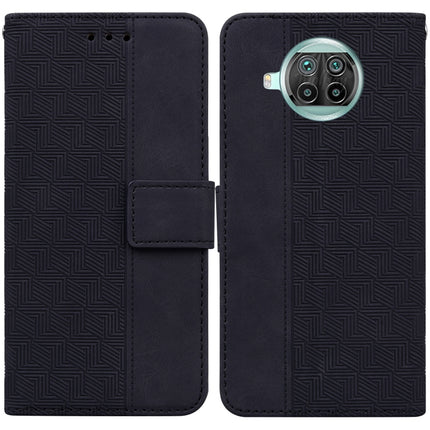 Geometric Embossed Leather Phone Case, For Xiaomi 12 / 12X, For Xiaomi 12 Pro, For Xiaomi Mi 10T Lite 5G, For Xiaomi Mi 10T Pro 5G / 10T 5G