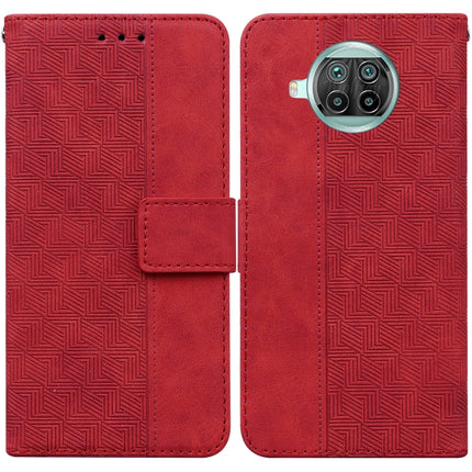 Geometric Embossed Leather Phone Case, For Xiaomi 12 / 12X, For Xiaomi 12 Pro, For Xiaomi Mi 10T Lite 5G, For Xiaomi Mi 10T Pro 5G / 10T 5G
