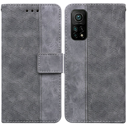 Geometric Embossed Leather Phone Case, For Xiaomi 12 / 12X, For Xiaomi 12 Pro, For Xiaomi Mi 10T Lite 5G, For Xiaomi Mi 10T Pro 5G / 10T 5G