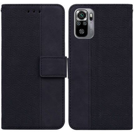 Geometric Embossed Leather Phone Case, For Xiaomi Redmi Note 9T / Note 9 5G, For Xiaomi Redmi Note 10 4G / Note 10S, For Xiaomi Redmi 8 / 8A, For Xiaomi Redmi 9 / 9 Prime / Poco M2