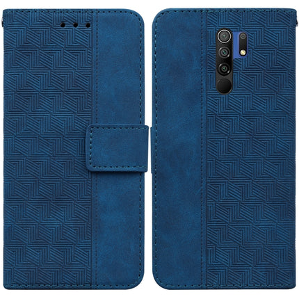 Geometric Embossed Leather Phone Case, For Xiaomi Redmi Note 9T / Note 9 5G, For Xiaomi Redmi Note 10 4G / Note 10S, For Xiaomi Redmi 8 / 8A, For Xiaomi Redmi 9 / 9 Prime / Poco M2