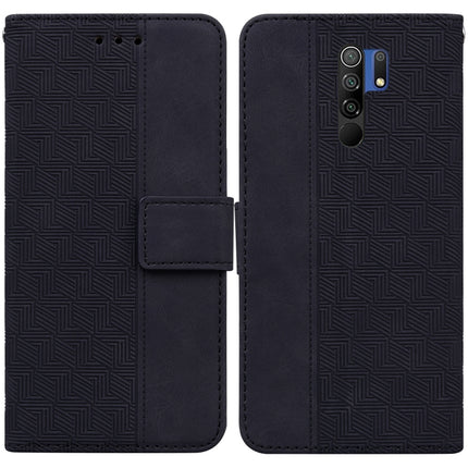 Geometric Embossed Leather Phone Case, For Xiaomi Redmi Note 9T / Note 9 5G, For Xiaomi Redmi Note 10 4G / Note 10S, For Xiaomi Redmi 8 / 8A, For Xiaomi Redmi 9 / 9 Prime / Poco M2