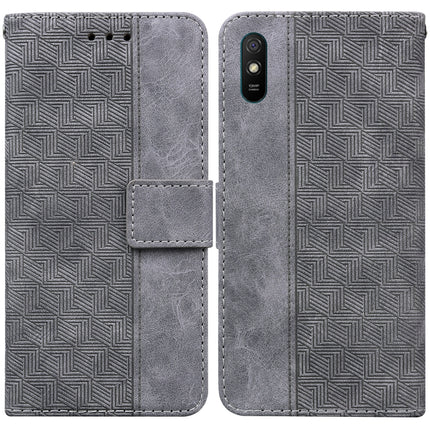 Geometric Embossed Leather Phone Case, For Xiaomi Redmi 9A, For Xiaomi Redmi 9C, For Xiaomi Redmi 10 / 10 Prime, For Xiaomi Redmi K40 / K40 Pro / Mi 11i
