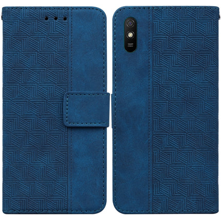 Geometric Embossed Leather Phone Case, For Xiaomi Redmi 9A, For Xiaomi Redmi 9C, For Xiaomi Redmi 10 / 10 Prime, For Xiaomi Redmi K40 / K40 Pro / Mi 11i