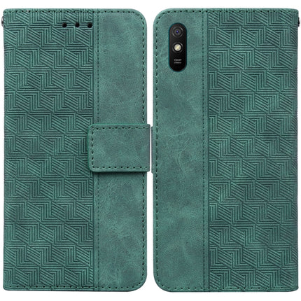 Geometric Embossed Leather Phone Case, For Xiaomi Redmi 9A, For Xiaomi Redmi 9C, For Xiaomi Redmi 10 / 10 Prime, For Xiaomi Redmi K40 / K40 Pro / Mi 11i