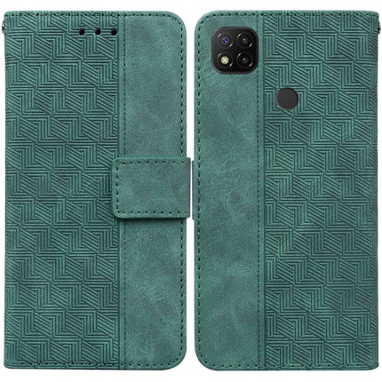 Geometric Embossed Leather Phone Case, For Xiaomi Redmi 9A, For Xiaomi Redmi 9C, For Xiaomi Redmi 10 / 10 Prime, For Xiaomi Redmi K40 / K40 Pro / Mi 11i