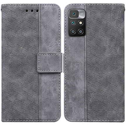 Geometric Embossed Leather Phone Case, For Xiaomi Redmi 9A, For Xiaomi Redmi 9C, For Xiaomi Redmi 10 / 10 Prime, For Xiaomi Redmi K40 / K40 Pro / Mi 11i