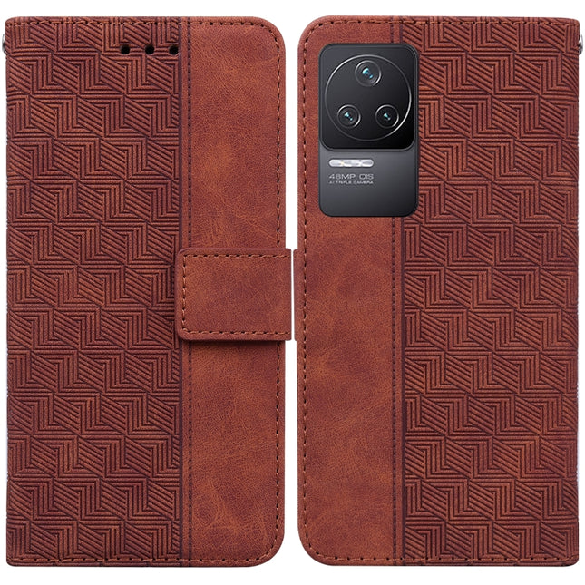 Geometric Embossed Leather Phone Case, For Xiaomi Redmi K50 / K50 Pro, For Xiaomi Redmi Note 7S / Note 7, For Xiaomi Redmi Note 8, For Xiaomi Redmi Note 8 Pro