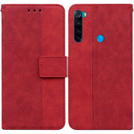 Geometric Embossed Leather Phone Case, For Xiaomi Redmi K50 / K50 Pro, For Xiaomi Redmi Note 7S / Note 7, For Xiaomi Redmi Note 8, For Xiaomi Redmi Note 8 Pro