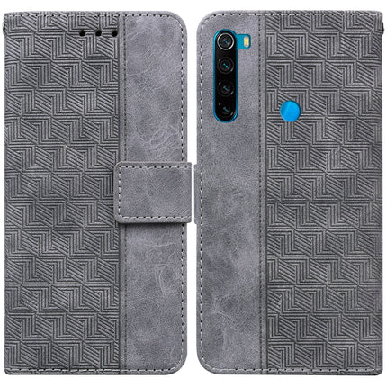 Geometric Embossed Leather Phone Case, For Xiaomi Redmi Note 8T, For Xiaomi Redmi Note 9 Pro / Note 9S, For Xiaomi Redmi Note 9 / 10X 4G, For Xiaomi Redmi Note 10 5G / Poco M3 Pro