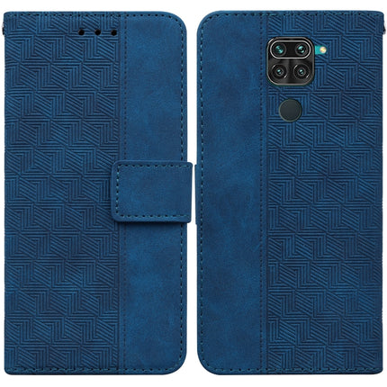Geometric Embossed Leather Phone Case, For Xiaomi Redmi Note 8T, For Xiaomi Redmi Note 9 Pro / Note 9S, For Xiaomi Redmi Note 9 / 10X 4G, For Xiaomi Redmi Note 10 5G / Poco M3 Pro