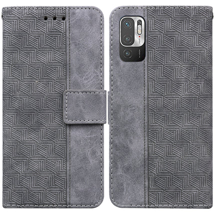 Geometric Embossed Leather Phone Case, For Xiaomi Redmi Note 8T, For Xiaomi Redmi Note 9 Pro / Note 9S, For Xiaomi Redmi Note 9 / 10X 4G, For Xiaomi Redmi Note 10 5G / Poco M3 Pro
