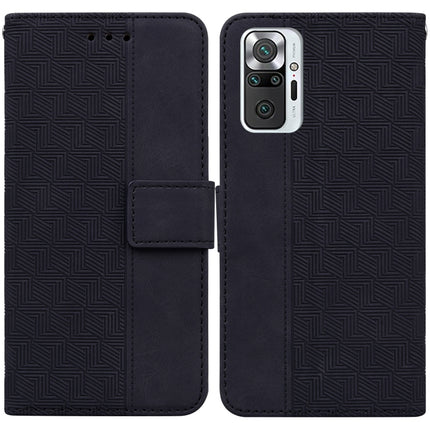 Geometric Embossed Leather Phone Case, For Xiaomi Redmi Note 10 Lite, For Xiaomi Redmi Note 11 Pro 5G / 4G Foreign Version, For Xiaomi Redmi Note 11 / Note 11S, For Xiaomi Redmi 10C