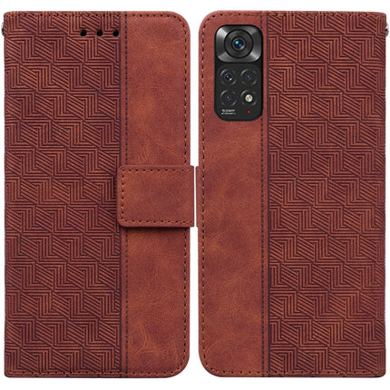 Geometric Embossed Leather Phone Case, For Xiaomi Redmi Note 10 Lite, For Xiaomi Redmi Note 11 Pro 5G / 4G Foreign Version, For Xiaomi Redmi Note 11 / Note 11S, For Xiaomi Redmi 10C