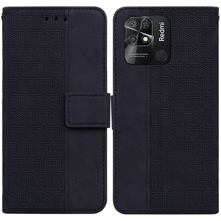 Geometric Embossed Leather Phone Case, For Xiaomi Redmi Note 10 Lite, For Xiaomi Redmi Note 11 Pro 5G / 4G Foreign Version, For Xiaomi Redmi Note 11 / Note 11S, For Xiaomi Redmi 10C