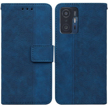 Geometric Embossed Leather Phone Case, For Xiaomi Redmi K40S, For Xiaomi Mi 11, For Xiaomi Mi 11 Pro, For Xiaomi Mi 11T / 11T Pro