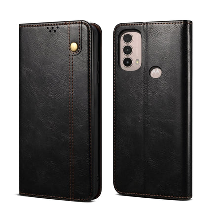 Oil Wax Crazy Horse Texture Leather Phone Case, For Motorola Moto E40 / E30 / E20, For OnePlus Nord N20 5G, For Google Pixel 6a, For Xiaomi Redmi Note 11 Pro 4G / 5G