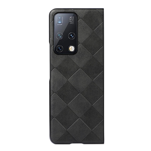 Weave Plaid PU Phone Case, For Huawei Mate X2, For Huawei P50 Pocket, For Honor Magic4, For Honor Magic V