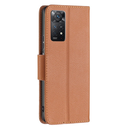 Litchi Texture Pure Color Horizontal Flip Leather Phone Case, For Xiaomi Redmi Note 11 Pro International Version