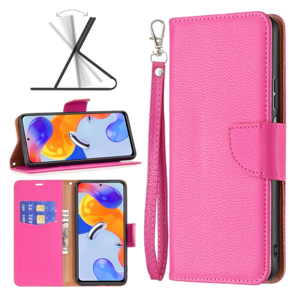 Litchi Texture Pure Color Horizontal Flip Leather Phone Case, For Xiaomi Redmi Note 11 Pro International Version