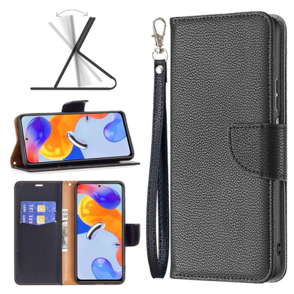 Litchi Texture Pure Color Horizontal Flip Leather Phone Case, For Xiaomi Redmi Note 11 Pro International Version