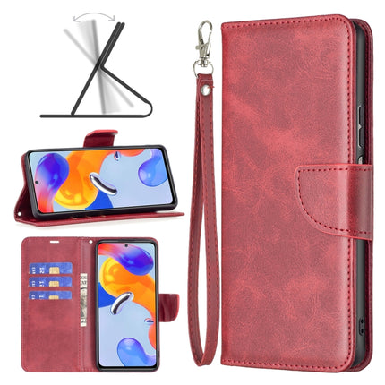Lambskin Texture Pure Color Horizontal Flip Leather Phone Case, For Xiaomi Redmi Note 11 Pro International Version