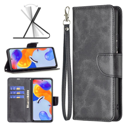 Lambskin Texture Pure Color Horizontal Flip Leather Phone Case, For Xiaomi Redmi Note 11 Pro International Version